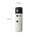 Bomba de Calor Sanitaria AquaThermica 1,2 Kw 260 Litros (Sin Serpentín) TESY