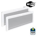 Pack 2 Radiadores Alumax Wifi 2000W PRIMATERM