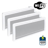 Pack 3 Radiadores Alumax Wifi 2000W PRIMATERM
