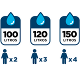 Termo Eléctrico Ari Stab 200 Litros 3000w Piso - Vertical ARISTON