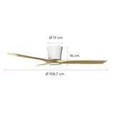 Pack 2 Ventiladores de Techo Hydra Natural 42” PRIMATERM