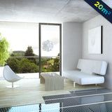 Pack Full Ecofilm Piso radiante eléctrico hasta 20m2 + silentFloor + Termostato + Instalación