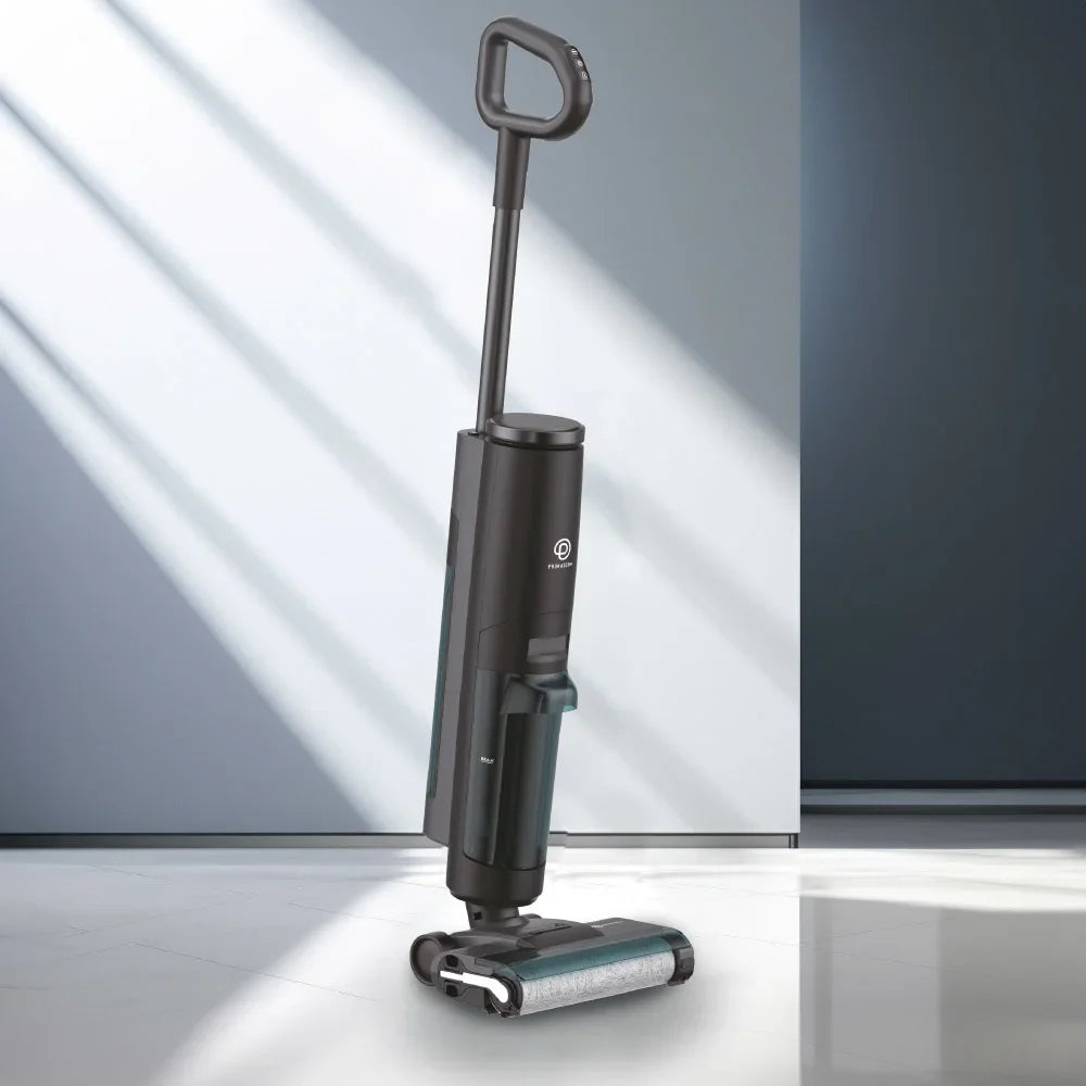 aspiradora inalámbrica utilizada en la limpieza del hogar