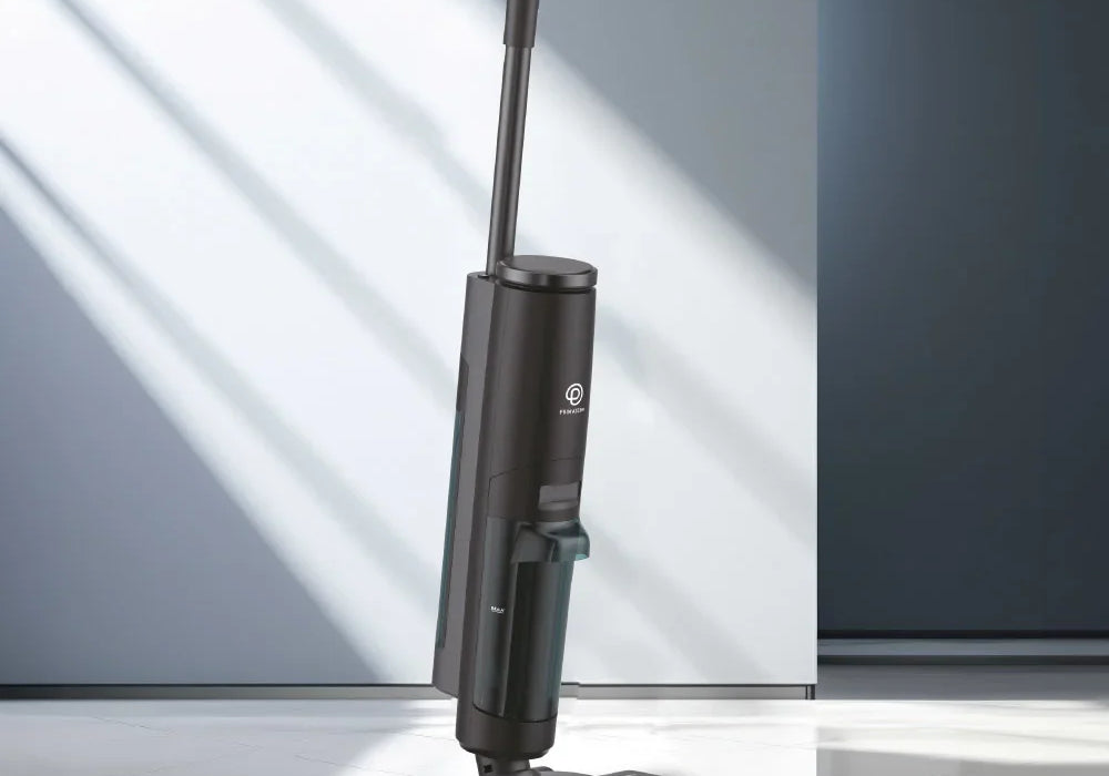 aspiradora inalámbrica utilizada en la limpieza del hogar