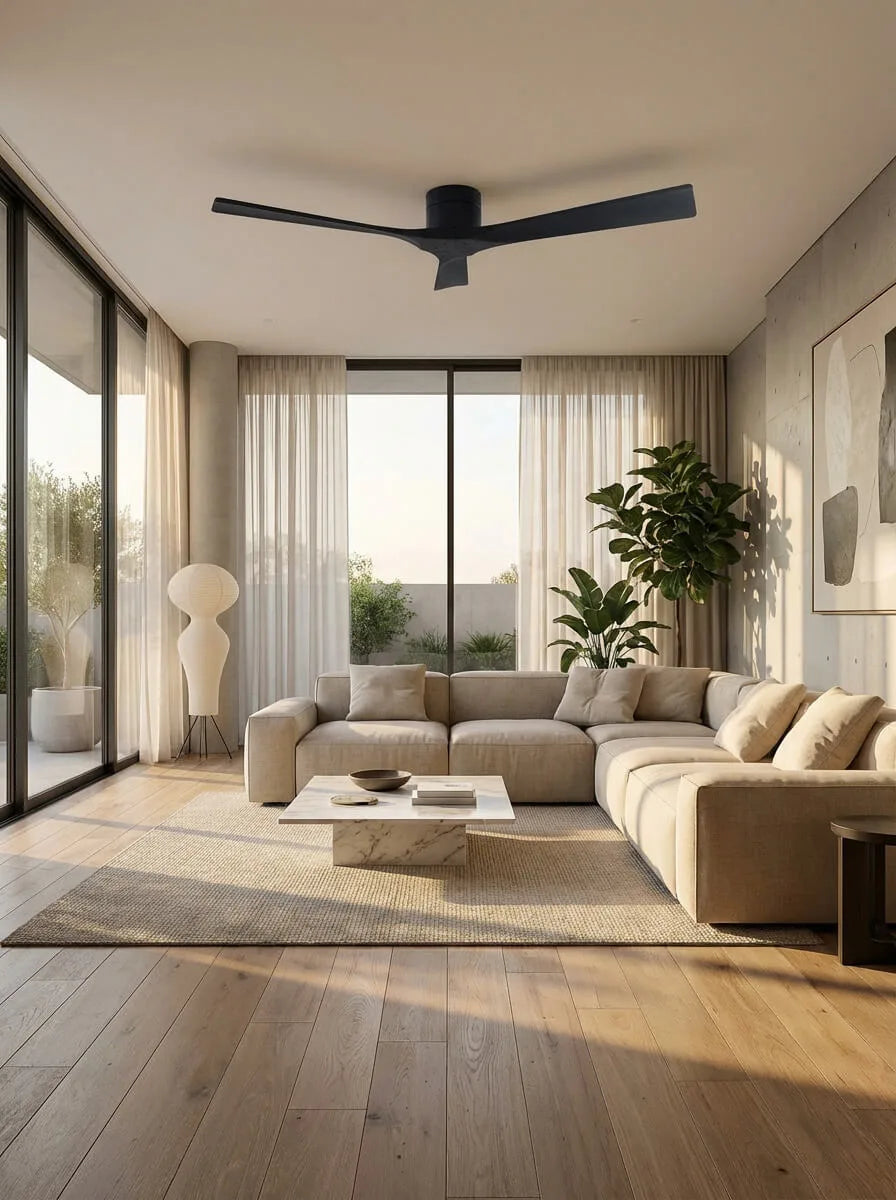 ventilador de techo verano