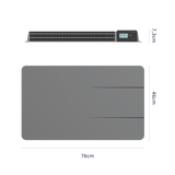 PACK 2 RADIADOR ONIX ANTRACITA 1500W