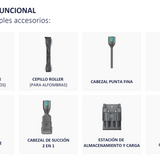 ASPIRADORA X5- FULL + Pet Brush X5 + Bed Brush X5 + Batería X5 (Adicional)