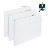 PACK 3 RADIADOR ONIX BLANCO 1000W