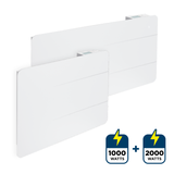 PACK RADIADOR ONIX BLANCO 1000W + 2000W