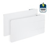 PACK 2 RADIADOR ONIX BLANCO 1500W