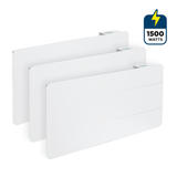 Pack 3 Radiadores Cerámicos Ónix Wifi Blanco 1500w PRIMATERM