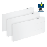 PACK 3 RADIADOR ONIX BLANCO 2000W