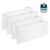 PACK 4 RADIADOR ONIX BLANCO 2000W