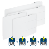 PACK RADIADOR ONIX BLANCO 2X 1000W + 2X 2000W