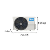 Aire Acondicionado Split Inverter Extreme 18.000 Btu MIDEA