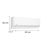 Aire Acondicionado Split Inverter Extreme 18.000 Btu MIDEA