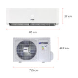 Aire Acondicionado Mini-Split On-Off 12.000 BTU YORK