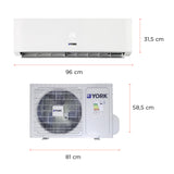 Aire Acondicionado Split On-Off 18.000 BTU YORK