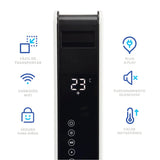 Pack 2 Radiadores Calefactor Convector Wifi Digital Starlife 1000-2000W Blanco PRIMATERM