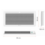 Pack 2 Radiadores Alumax Wifi 2000W PRIMATERM