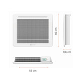 Pack 3 Calefactores Eléctricos Alumax Wifi 1000w PRIMATERM