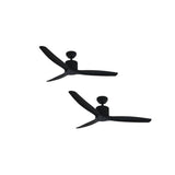 Pack 2 Ventiladores de Techo Aviador Negro Ajustable 52” PRIMATERM