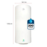 Termo Eléctrico 200 Litros 2000W 70°C PRIMATERM