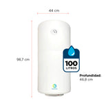 Termo Eléctrico 100 Litros 1500w 60°c PRIMATERM