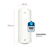 Termo Eléctrico 120 Litros 1500w 70°c PRIMATERM (AB - N°369)