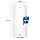 Termo Eléctrico 200 Litros 2000W 70°C PRIMATERM