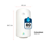 Termo Eléctrico 80 Litros 1500W 70°C PRIMATERM