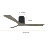 Ventilador de Techo Boston Gris 52” PRIMATERM