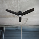 Ventilador de Techo Faro Negro con Luz Led 3 Colores 42” PRIMATERM