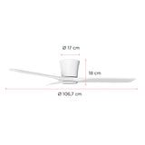 Ventilador de Techo Hydra Blanco 42” PRIMATERM
