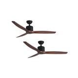 Pack 2 Ventilador de techo Aviador café